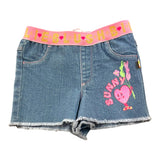 Billieblush Short In Denim Tinta Unita Con Elastico In Vita Azzurro Per Neonata