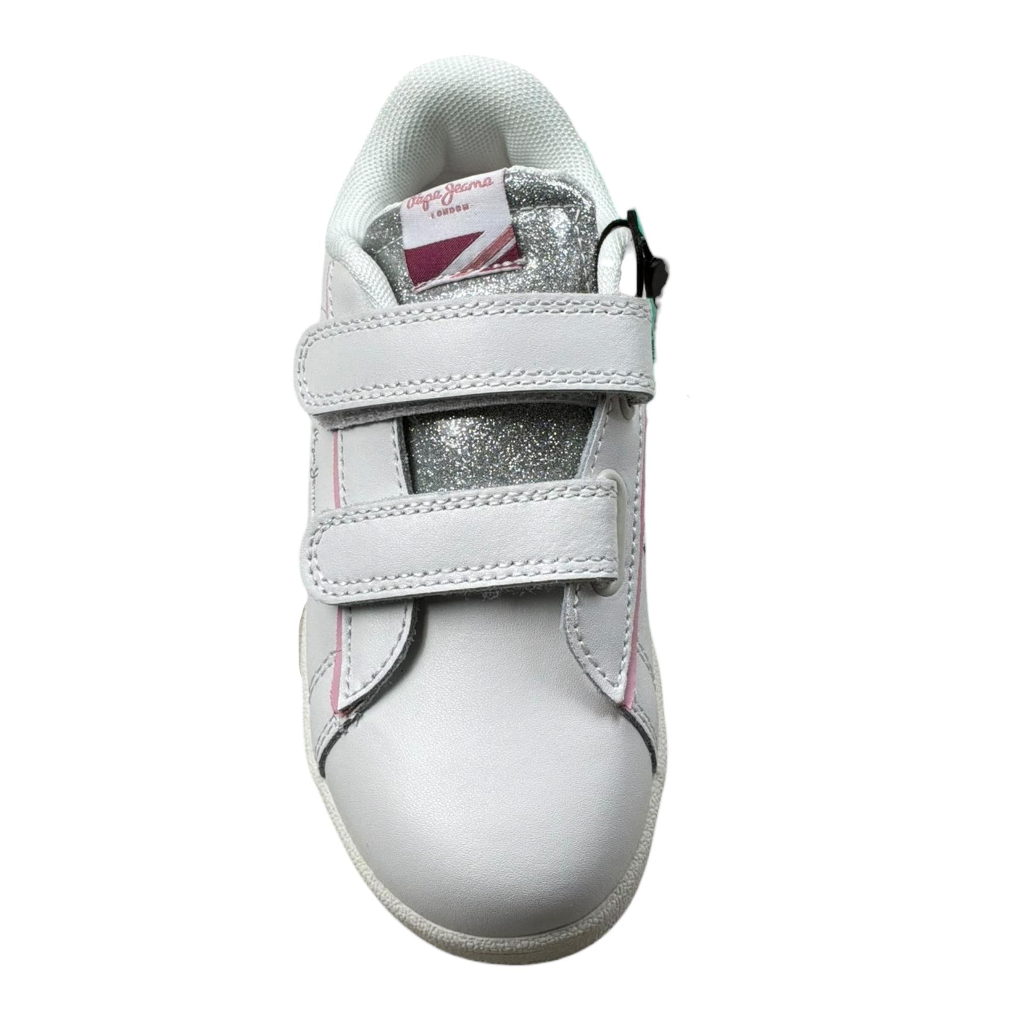 Pepe Feamo Sneakers Tinta Unita con Strappi per Bambina PGS30601 BIANCO PEPE FEAMO 
