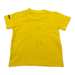 Daniele Alessandrini T-Shirt Girocollo tinta unita con Stampa Giallo per Neonato RKFIK GIALLO DANIELE ALESSANDRINI 