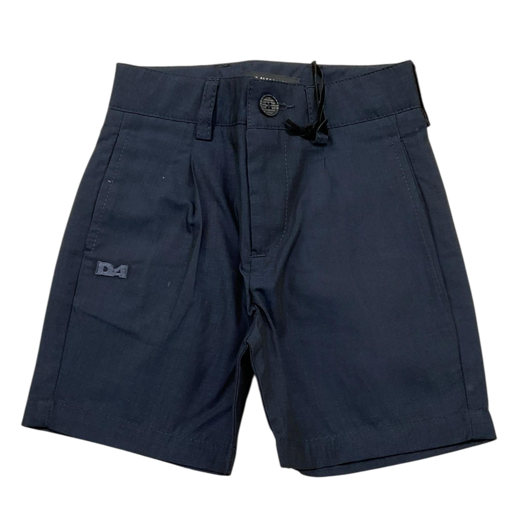 Daniele Alessandrini Bermuda Tinta Unita con Girovita Regolabile per Neonato 1296S00167X BLU DANIELE ALESSANDRINI 