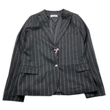 VICOLO giacca tinta unita con fantasia a righe Grigio per Bambina 3141J00130X GRIGIO VICOLO 