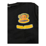 PAUL FRANK felpa tinta unita girocollo con stampa Nero per Bambino 13343 NERO PAUL FRANK 