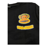 PAUL FRANK felpa tinta unita girocollo con stampa Nero per Bambino 13343 NERO PAUL FRANK 