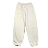 Elisabetta Franchi Pantalone Tuta Tinta Unita con Stampa Logo Panna per Bambina