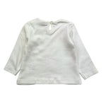 EMC shirt girocollo tinta unita con stampa Panna per Neonata BX2272 PANNA EMC 