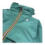 K-Way Giubbino Tinta Unita con Zip E Cappuccio per Bambina K8151WW VERDE K-WAY 