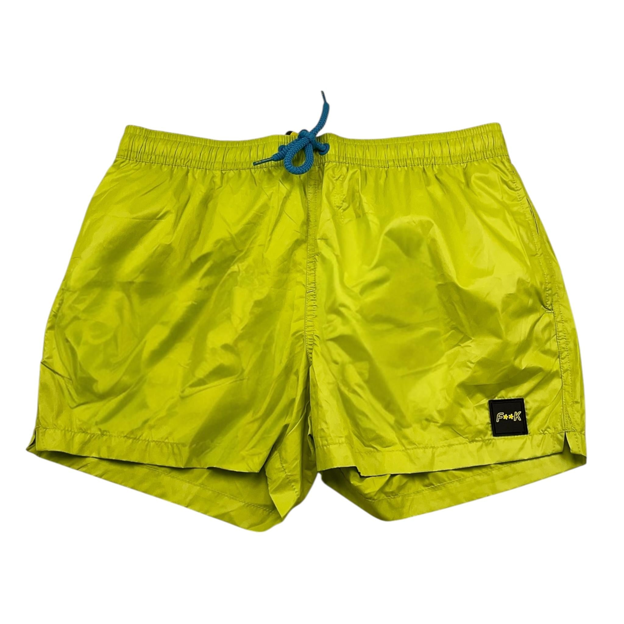 F**K Costume Tinta Unita con Logo per Bambino FJ25J01BU02LI VERDE F**K 