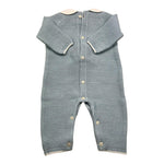 MAC ILUSIO'N tutina tinta unita con colletto Azzurro per Neonata 9449X AZZURRO MAC ILUSIO'N 