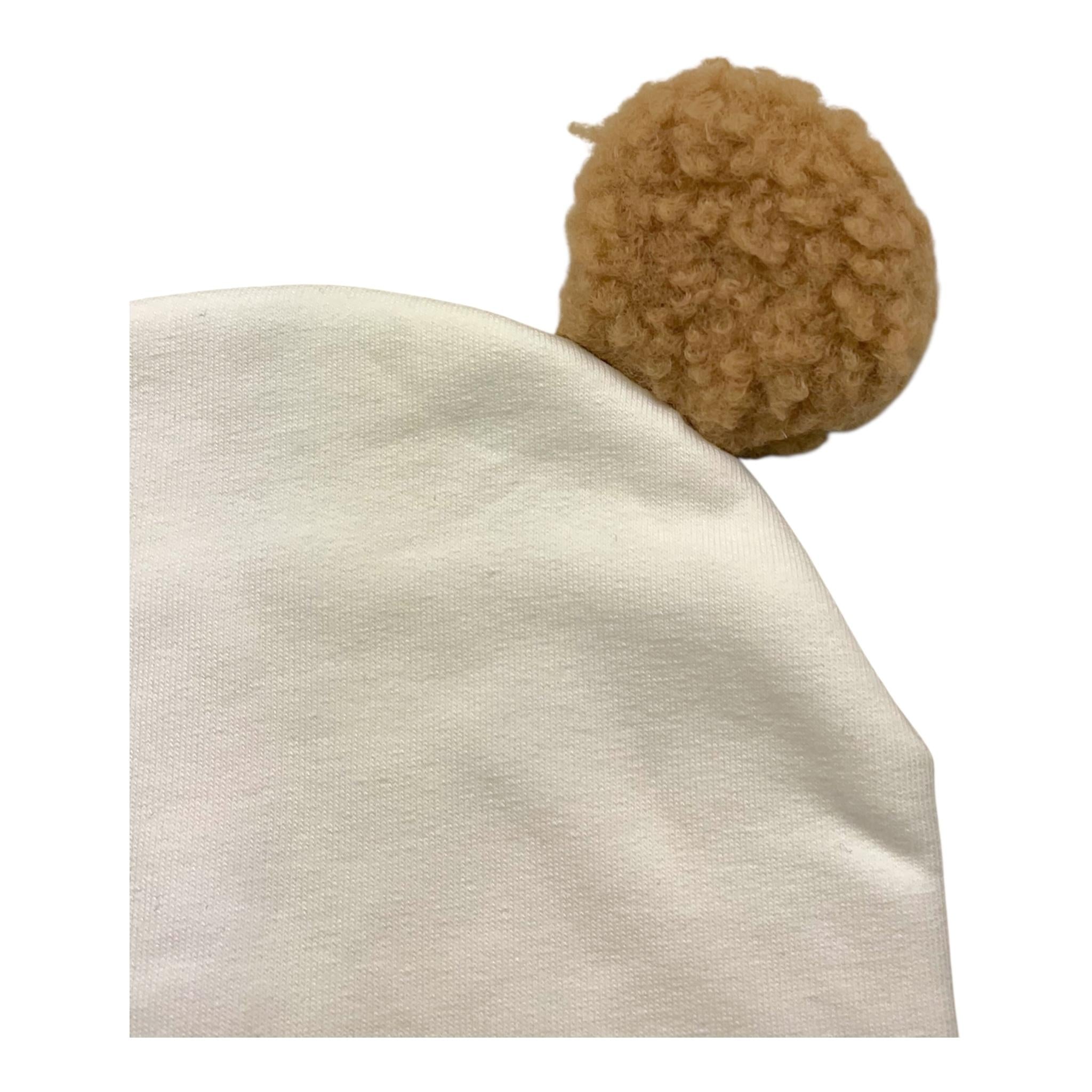MARLU' cappello tinta unita con orecchie Bianco per Neonato IG7873 BIANCO MARLU' 
