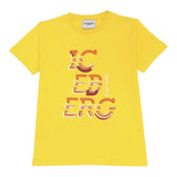 Iceberg T-Shirt Girocollo Tinta Unita per Bambino TSICE5116J GIALLO ICEBERG 