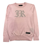 JOHN RICHMOND maglia girocollo tinta unita con stampa in contrasto Rosa per Bambina RGA25012MA ROSA JOHN RICHMOND 