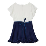 Liu Jo Abito Bicolore Mezza Manica Velato per Neonata KA5133 BIANCO/BLU LIU JO 