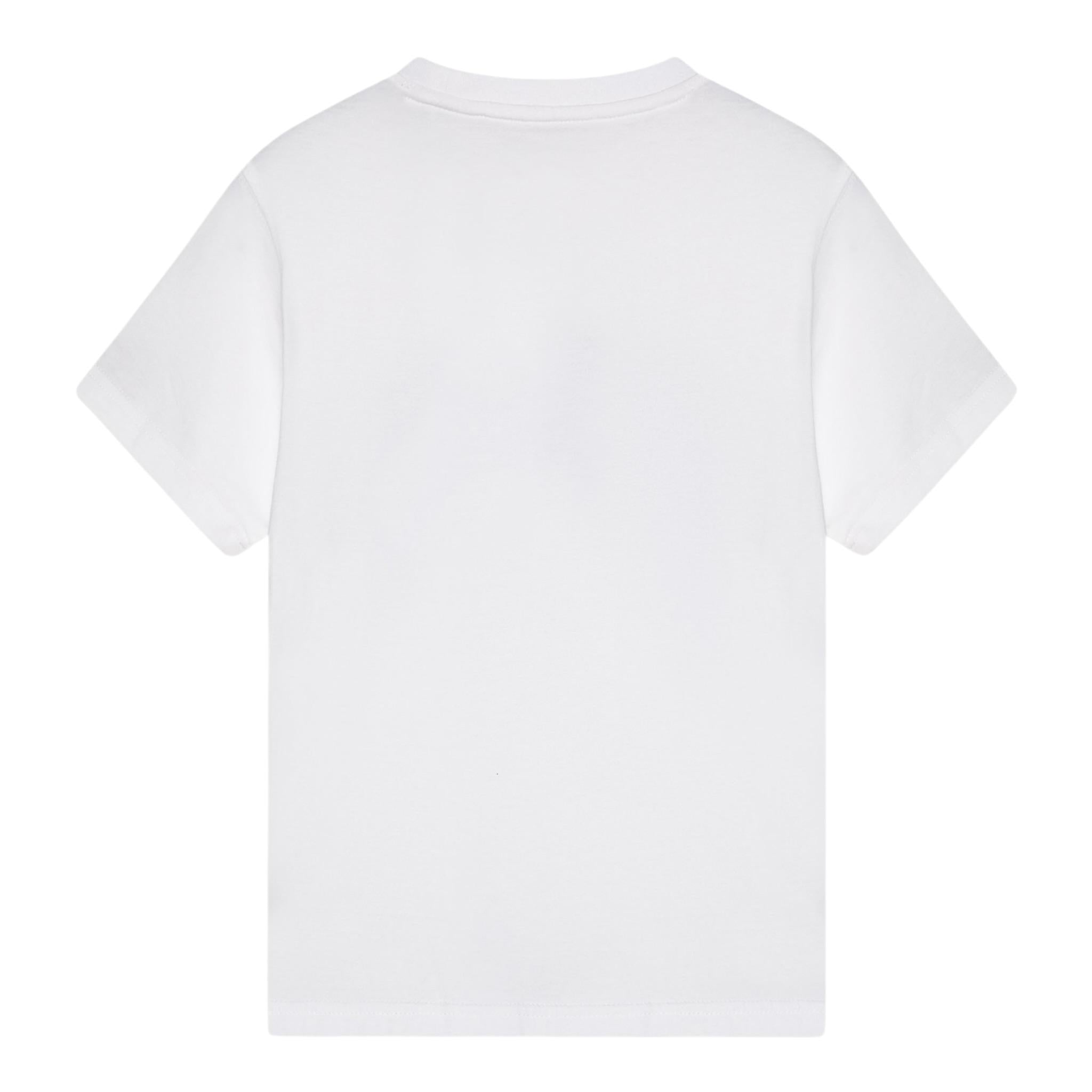 Dickies T-Shirt Girocollo tinta unita con Logo Bianco per Bambino 520049816800100 BIANCO DICKIES 