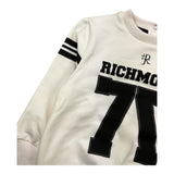 JOHN RICHMOND felpa con zip e cappuccio tinta unita con stampe Panna per Neonato RIA25052FE PANNA JOHN RICHMOND 