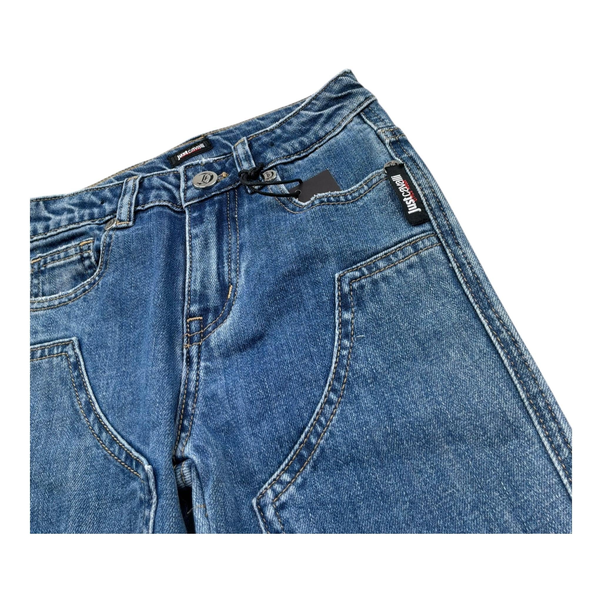 Just Cavalli Jeans Tinta Unita  per Neonato JIP26141JE BLU JUST CAVALLI 