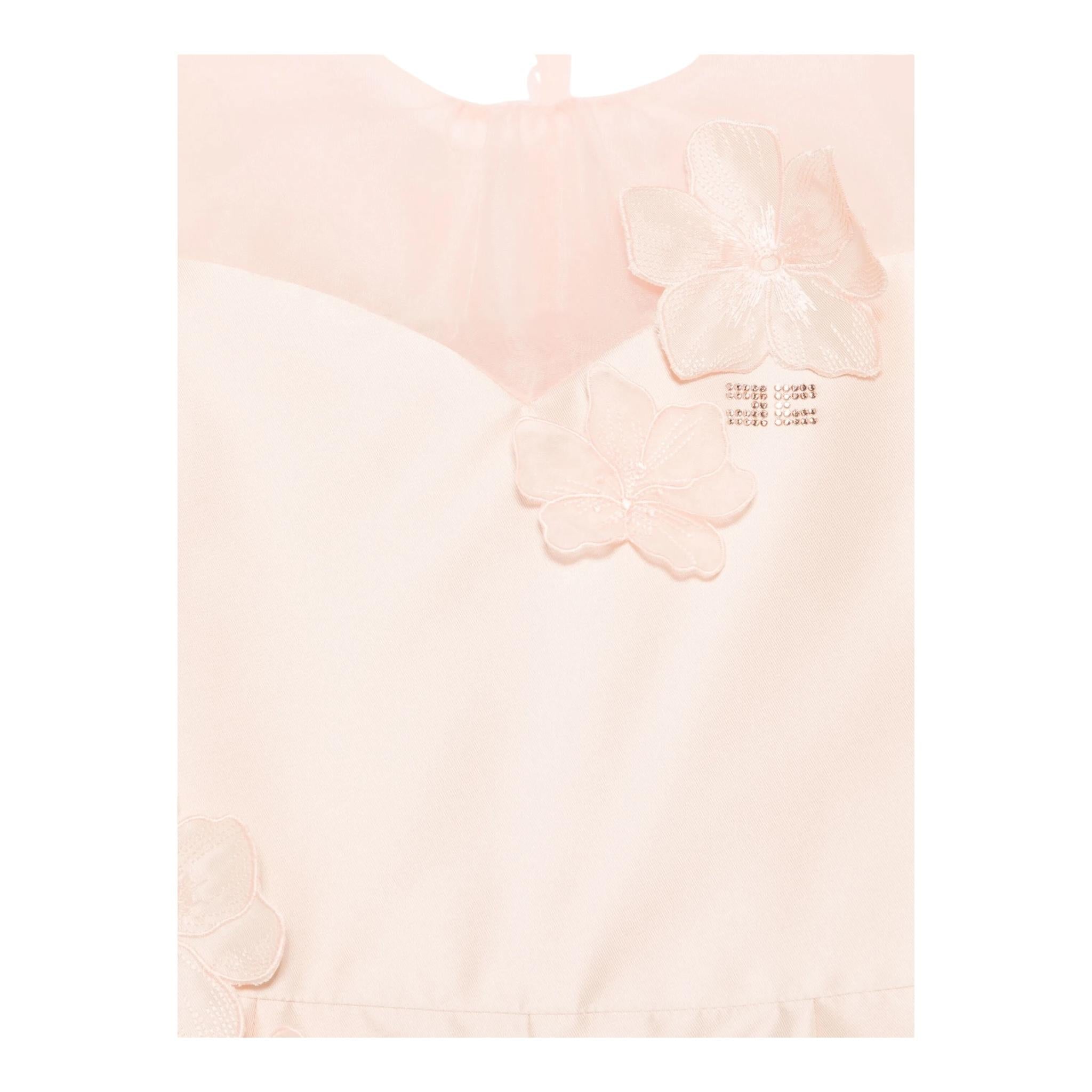 Elisabetta Franchi Pantalone Tinta Unita Modello Palazzo per Bambina EFPA286 ROSA ELISABETTA FRANCHI 