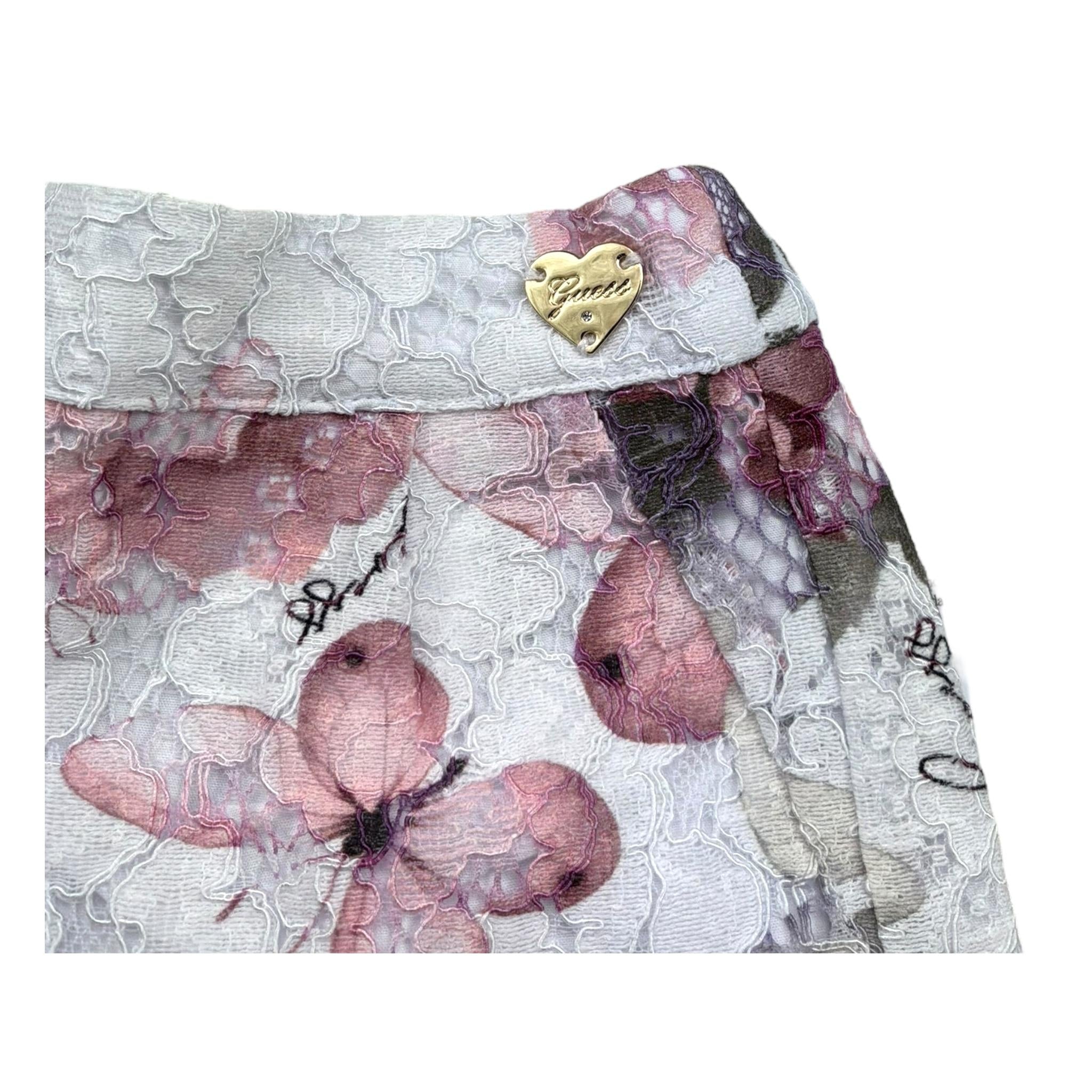 Guess Short Tinta Unita con Ricami per Neonata K5RD09WF6J0 BIANCO GUESS 