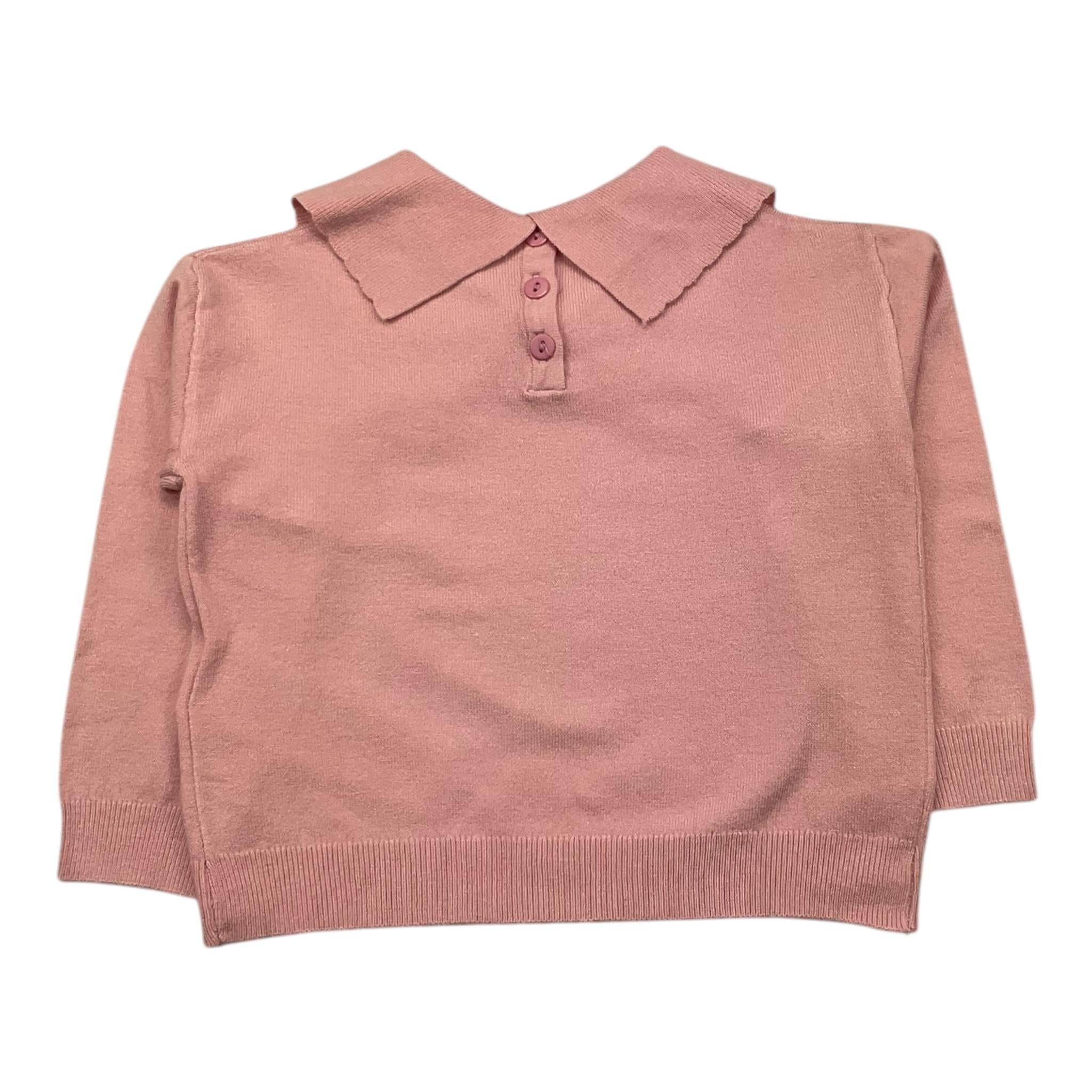 U+è BY MISS GRANT maglia tinta unita con colletto Rosa per UE1047N ROSA U+è BY MISS GRANT 