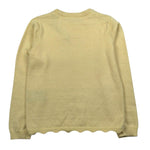 Trussardi Maglia Girocollo Tinta Unita con Logo per Bambina TGP26030MA GIALLO TRUSSARDI 