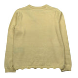 Trussardi Maglia Girocollo Tinta Unita con Logo per Bambina TGP26030MA GIALLO TRUSSARDI 