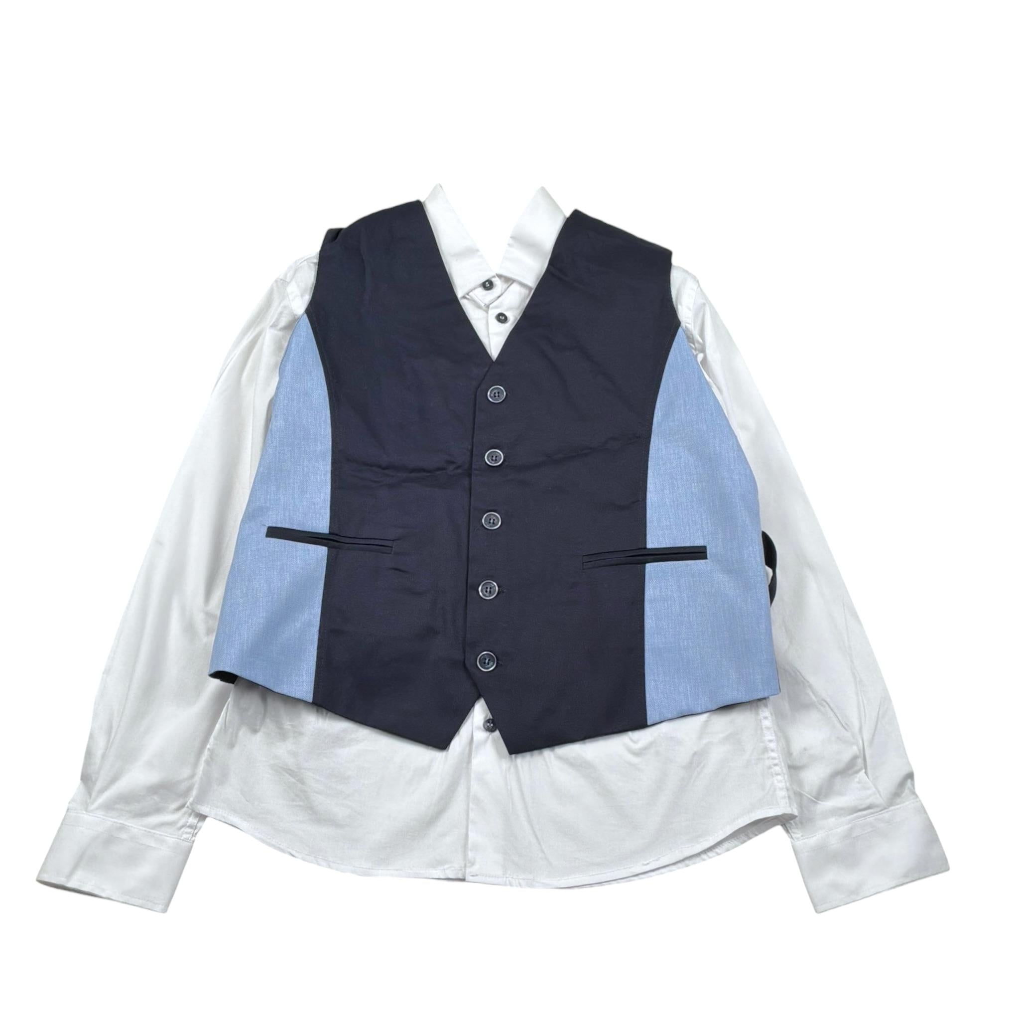 Mai'S Kids Completo 2 Pezzi Camicia-Gilet per Bambino FNHNHFEI BIANCO MAI'S KIDS 