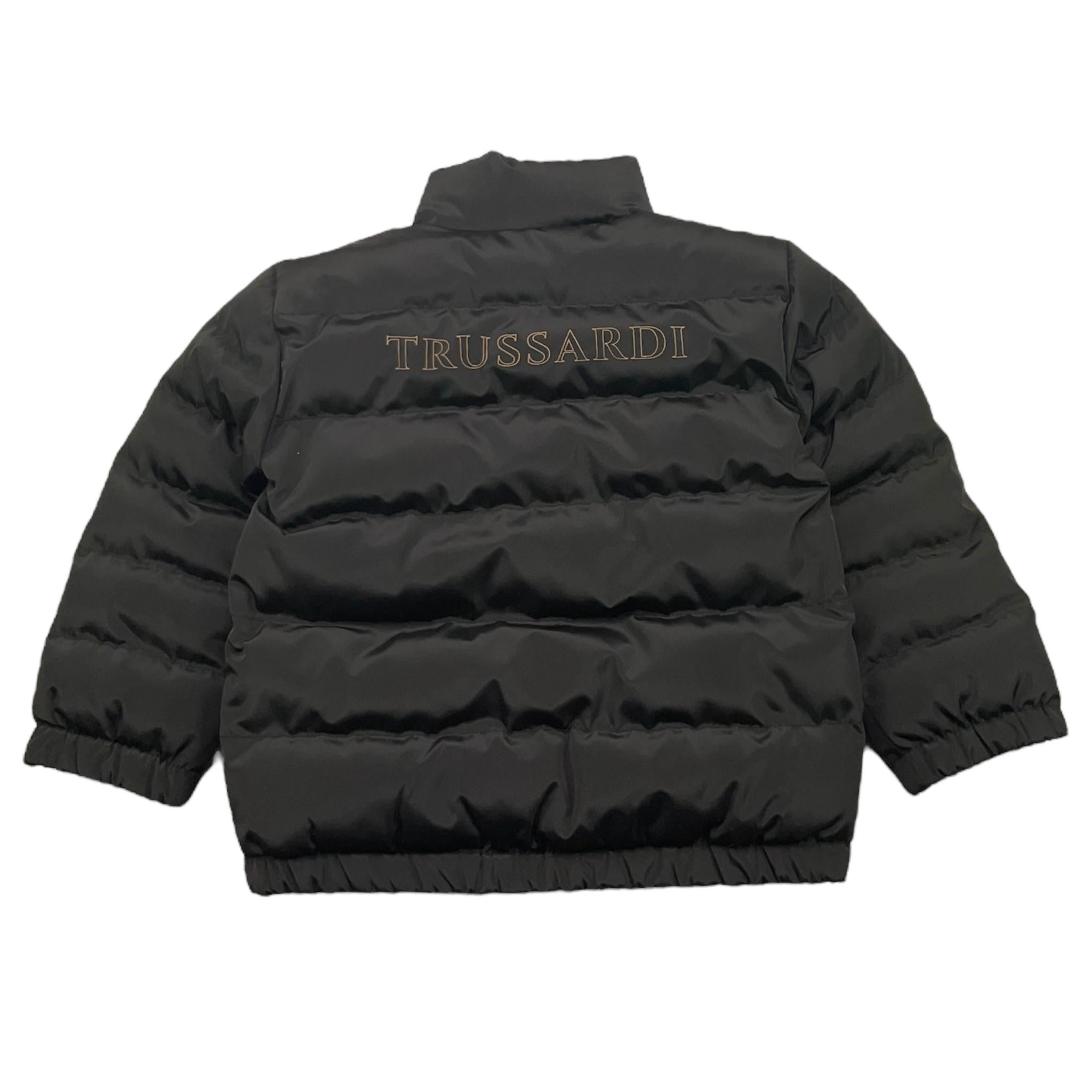 TRUSSARDI giubbino tinta unita con profili in contrasto Nero per Neonato TIA25066PI NERO TRUSSARDI 