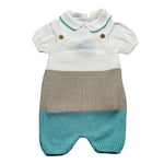 Juliana Completo 2 Pezzi Maglia-Pagliaccetto per Neonato 25201 PANNA JULIANA 