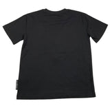 JOHN RICHMOND t-shirt girocollo tinta unita con stampa in contrasto Nero per Bambino RBA25076TS NERO JOHN RICHMOND 