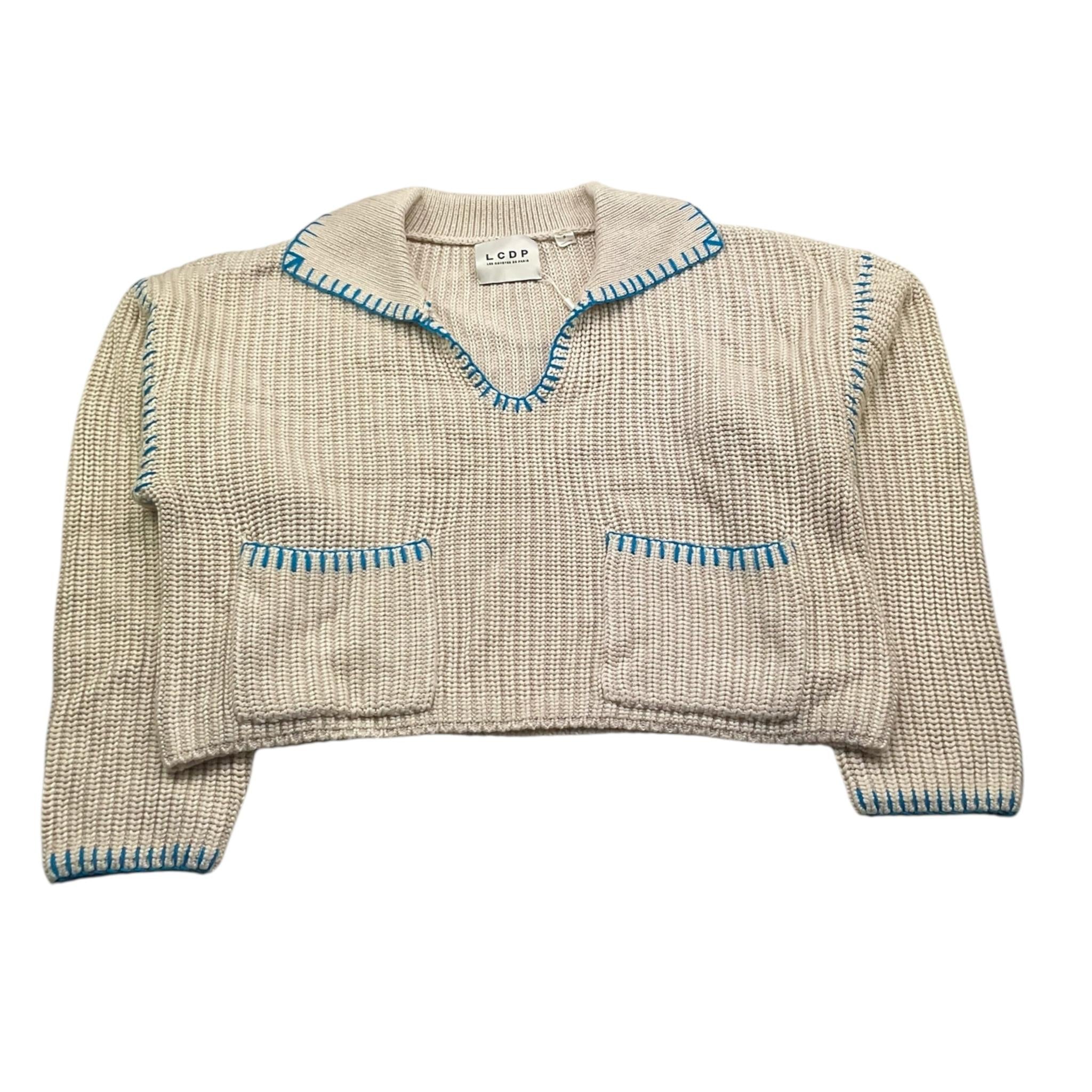 maglia tinta unita con colletto 12223515937 PANNA LES COYOTES DE PARIS 