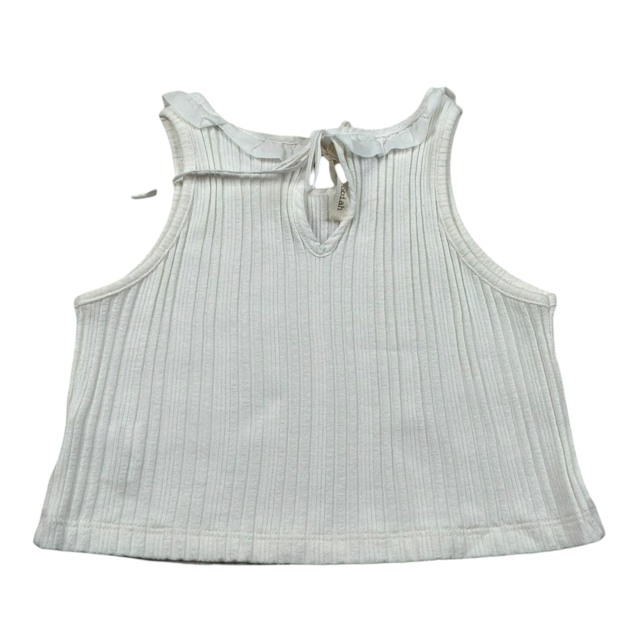 Zhoe & Tobiah Canotta Girocollo Tinta Unita per Neonata BSE4F BIANCO ZHOE & TOBIAH 