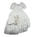 Raffaella Completo 2 Pezzi Camicia-Gonna per Bambina OTRANTO14 BIANCO RAFFAELLA 