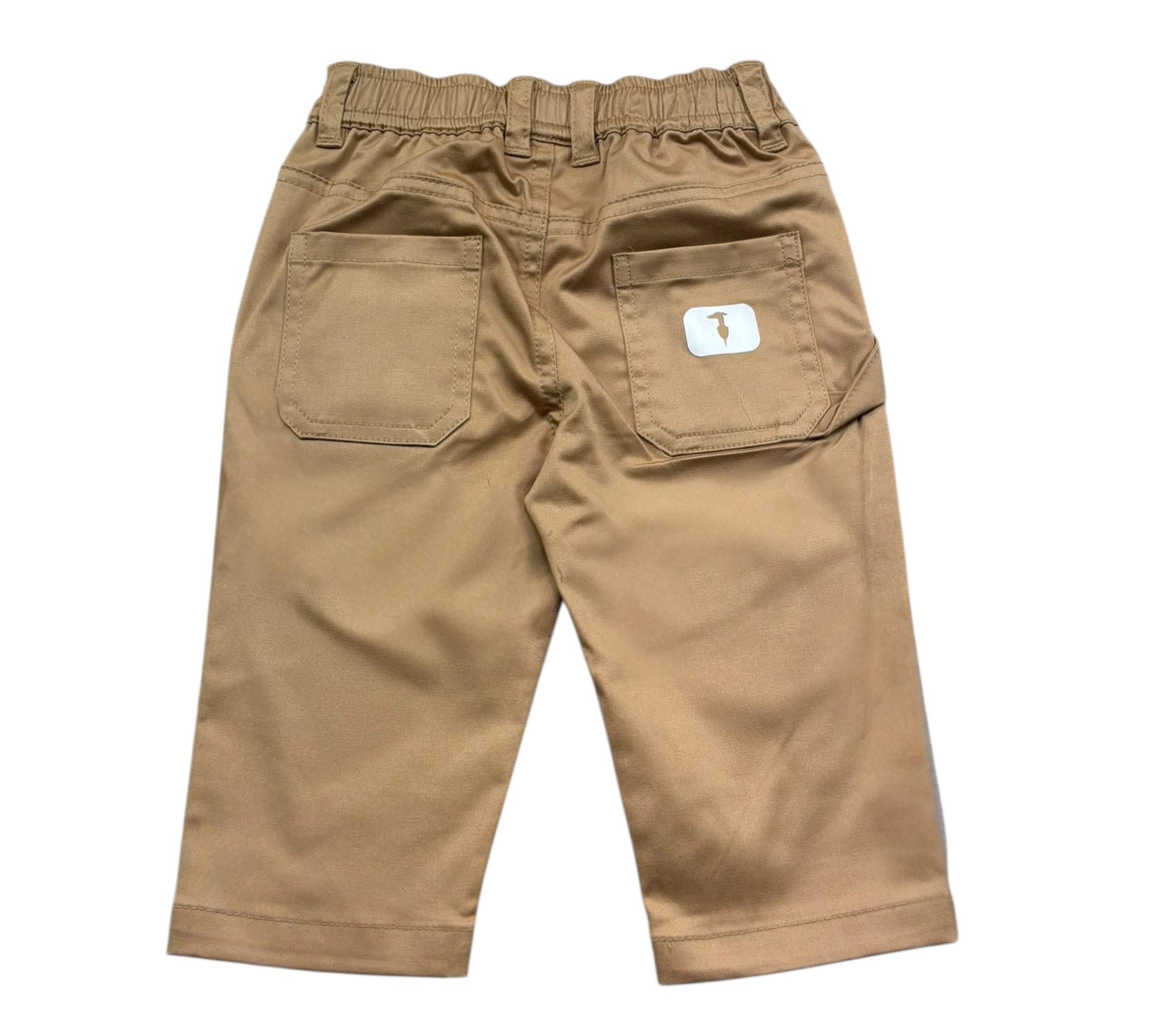 Trussardi Pantalone Tinta Unita con Elastico In Vita per Neonato TIP26050PA CAMMELLO TRUSSARDI 