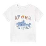 Mayoral T-Shirt Girocollo Tinta Unita con Stampa per Neonato 1066 BIANCO MAYORAL 