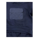 IL GUFO completo 2 pezzi felpa-pantalone tinta unita Blu per Neonato A24DP507M0107 BLU IL GUFO 