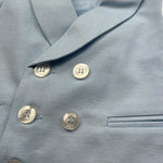 Le Bebe' Gilet Tinta Unita per Neonato LBB5354 AZZURRO LE BEBE' 