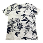 Boss T-Shirt Girocollo Tinta Unita con Fantasia per Bambino S00669 BIANCO BOSS 