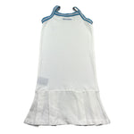 Trussardi Abito Tinta Unita con Profili Logati per Bambina TGP26071VE BIANCO TRUSSARDI 