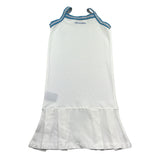 Trussardi Abito Tinta Unita con Profili Logati per Bambina TGP26071VE BIANCO TRUSSARDI 