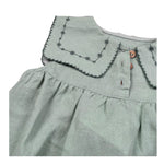 Play Up Abito Giromanica Tinta Unita per Neonata PA022AQ1451 VERDE PLAY UP 