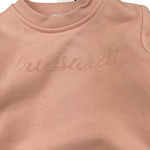 TRUSSARDI completo 2pz tinta unita felpa-pantalone Rosa per Neonata TIA25001CF ROSA TRUSSARDI 