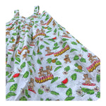 Moschino Abito Tinta Unita con Fantasia per Bambina HDV0HF BIANCO MOSCHINO 