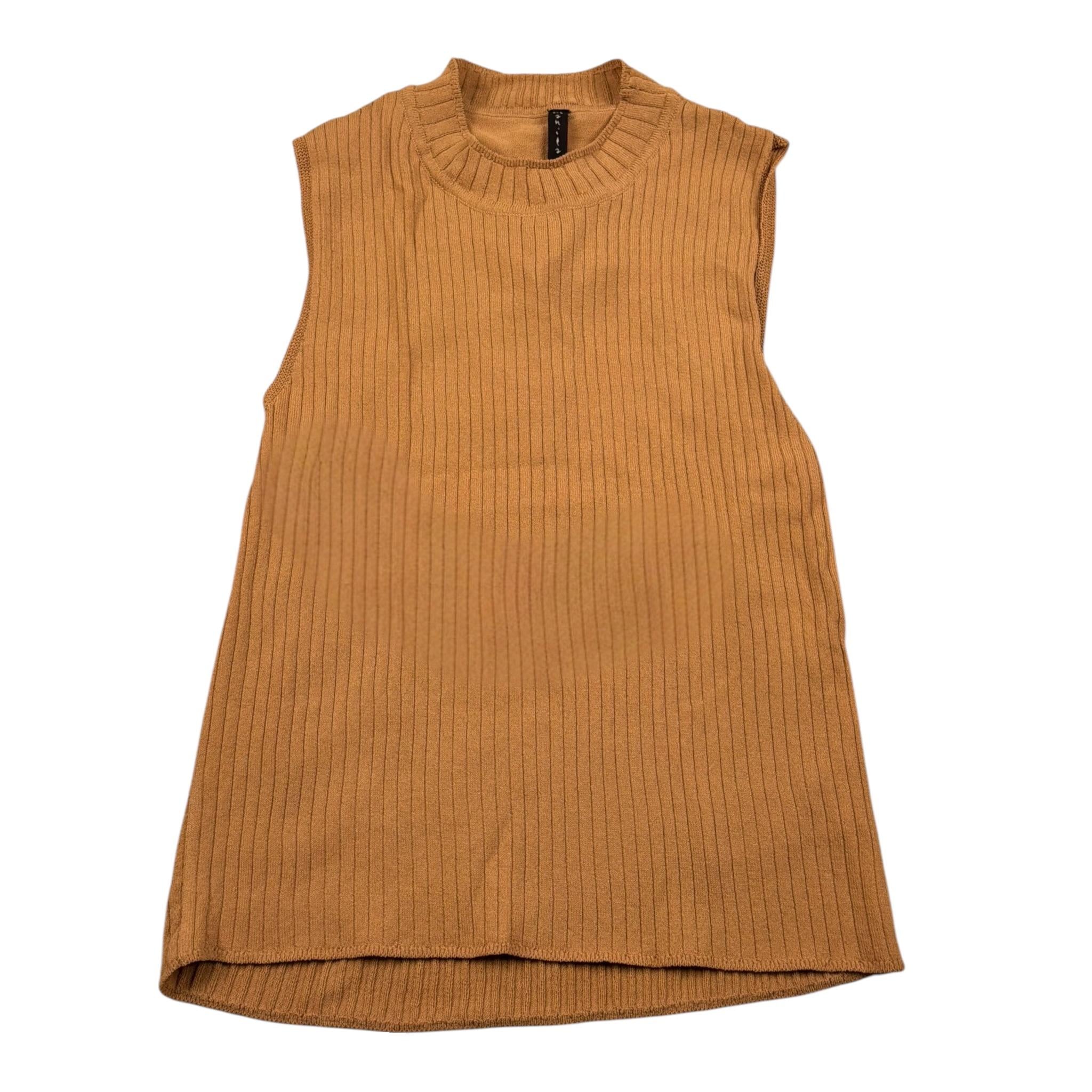 Manila Grace Canotta Tinta Unita con Scollo Posteriore per Bambina MG2677 CAMMELLO MANILA GRACE 