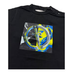 Cesare Paciotti T-Shirt Girocollo Tinta Unita con Stampa per Neonato TSP5107BX NERO CESARE PACIOTTI 