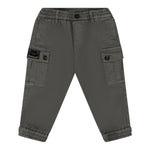 DOLCE & GABBANA pantalone tinta unita con tasconi Grigio per Neonato L14P66 GRIGIO DOLCE & GABBANA 
