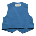 Hinnominate Gilet Tinta Unita per Bambina 3646B00223 BLU HINNOMINATE 