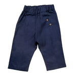 Babyvip Pantalone Tinta Unita con Elastico In Vita per Neonato T7767 BLU BABYVIP 