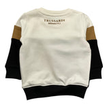 TRUSSARDI felpa chiusa tricolore Multicolor per Neonato TIA25070 MULTICOLOR TRUSSARDI 