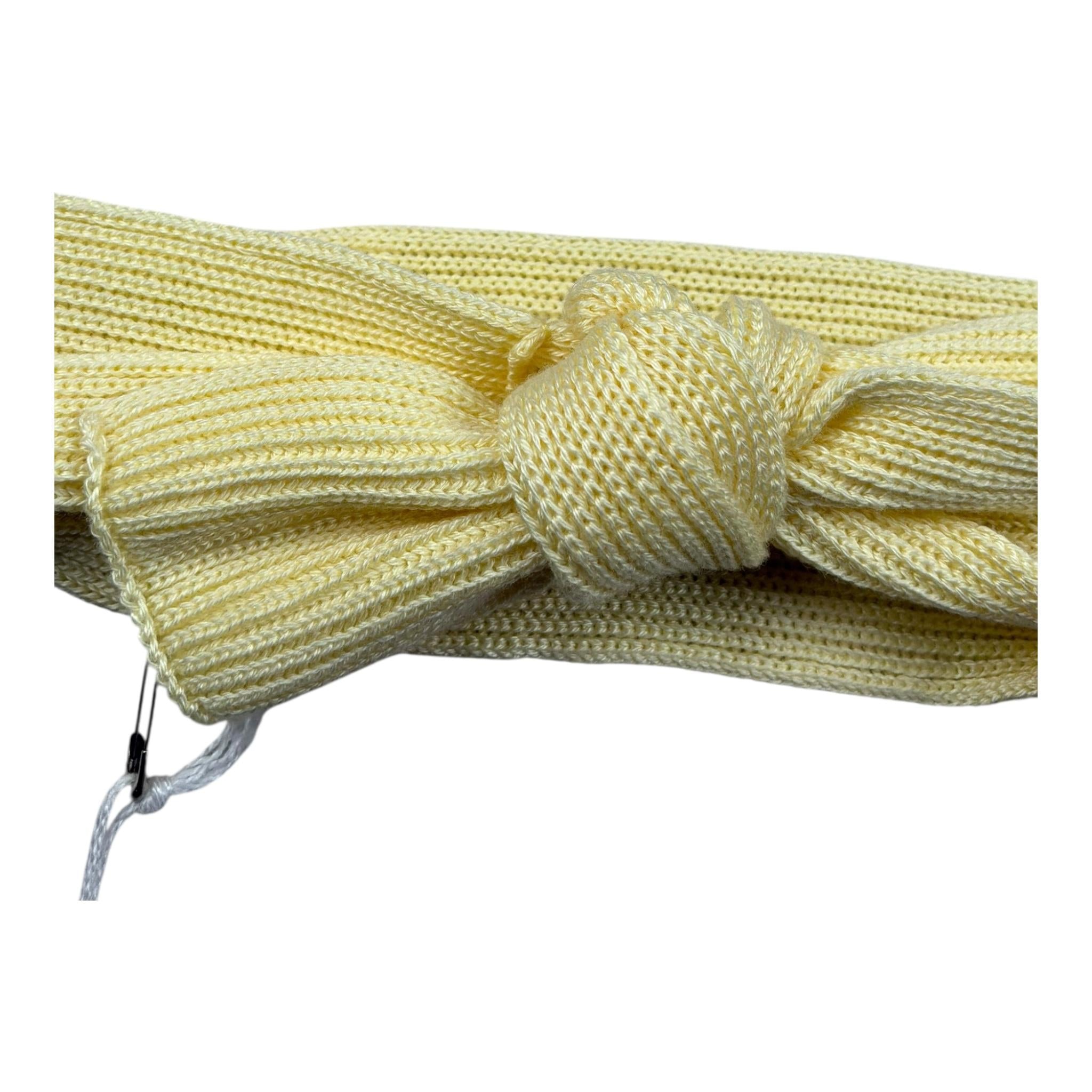 Marlu' Fascia Capelli Tinta Unita per Neonata ES12FA GIALLO MARLU' 