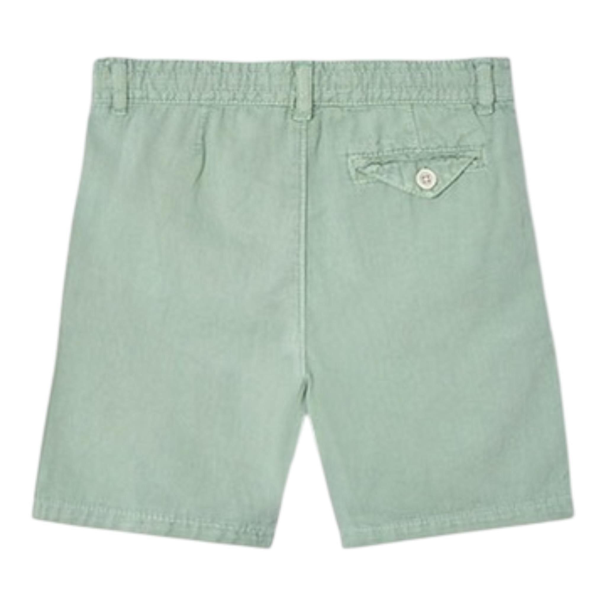 Mayoral Bermuda Tinta Unita con Girovita Regolabile per Bambino 3226X VERDE MAYORAL 