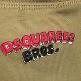 DSQUARED2 pantalone modello tuta tinta unita con elastico in vita Fango per Neonato DQ2507 FANGO DSQUARED2 